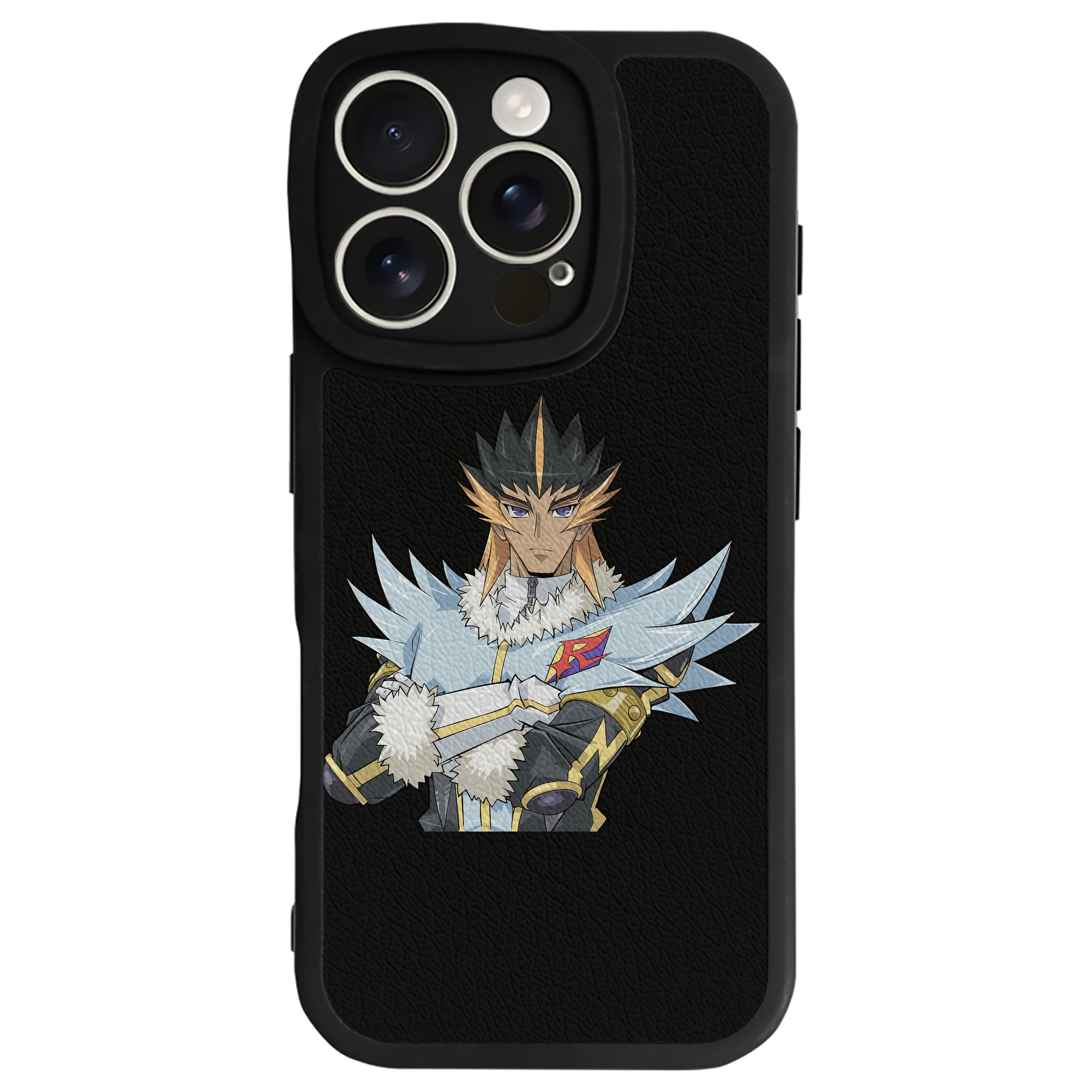 （画像用） 遊☆戯☆王 Yu-Gi-Oh! 【iPhone 16シリーズ対応】シリコンスマホケース（レザー調） 材質：シリコン